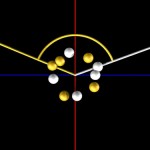 Golden angle, 10 balls Golden angle, 10 balls