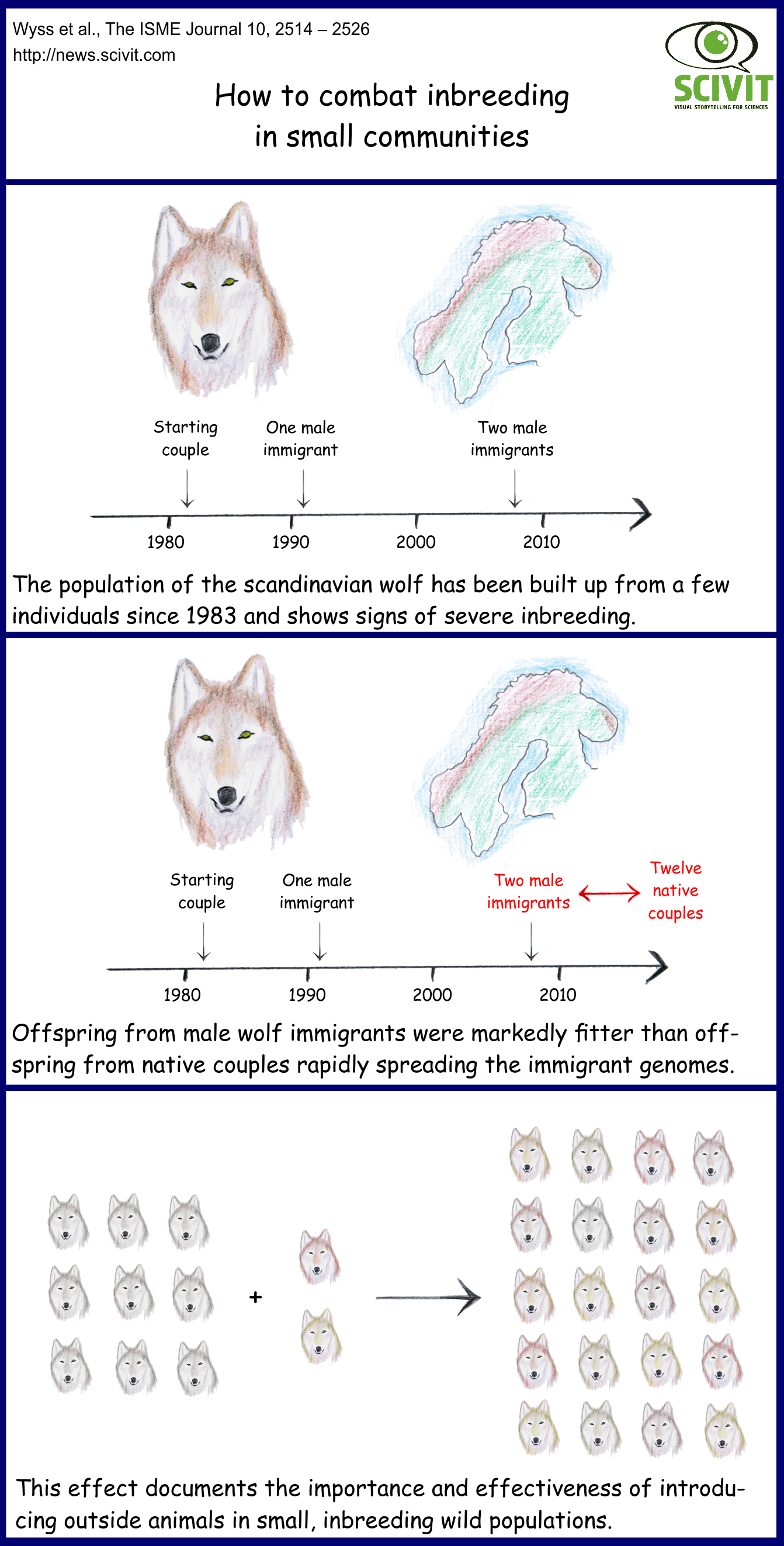 How to combat inbreeding in small communities