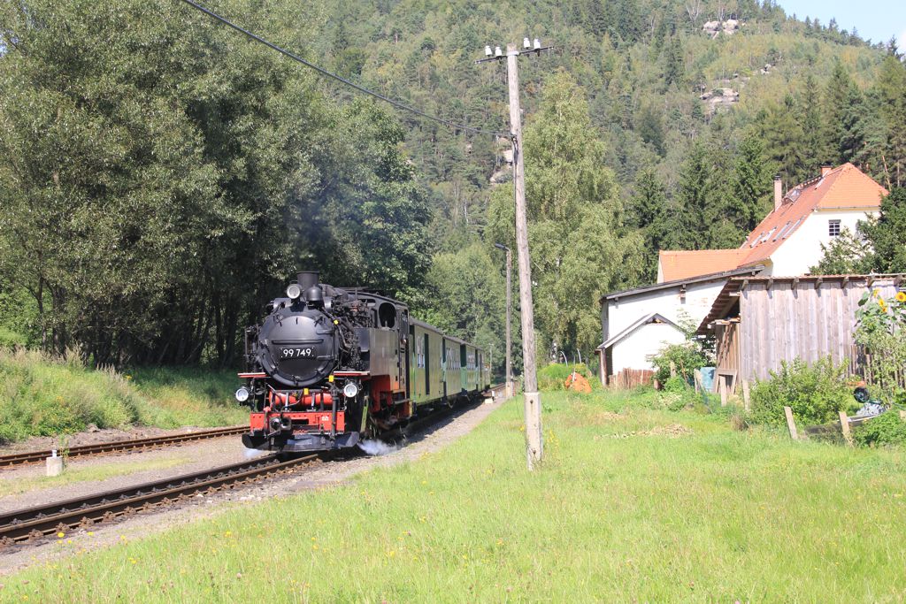 Touristic railway in the Zittau mountains