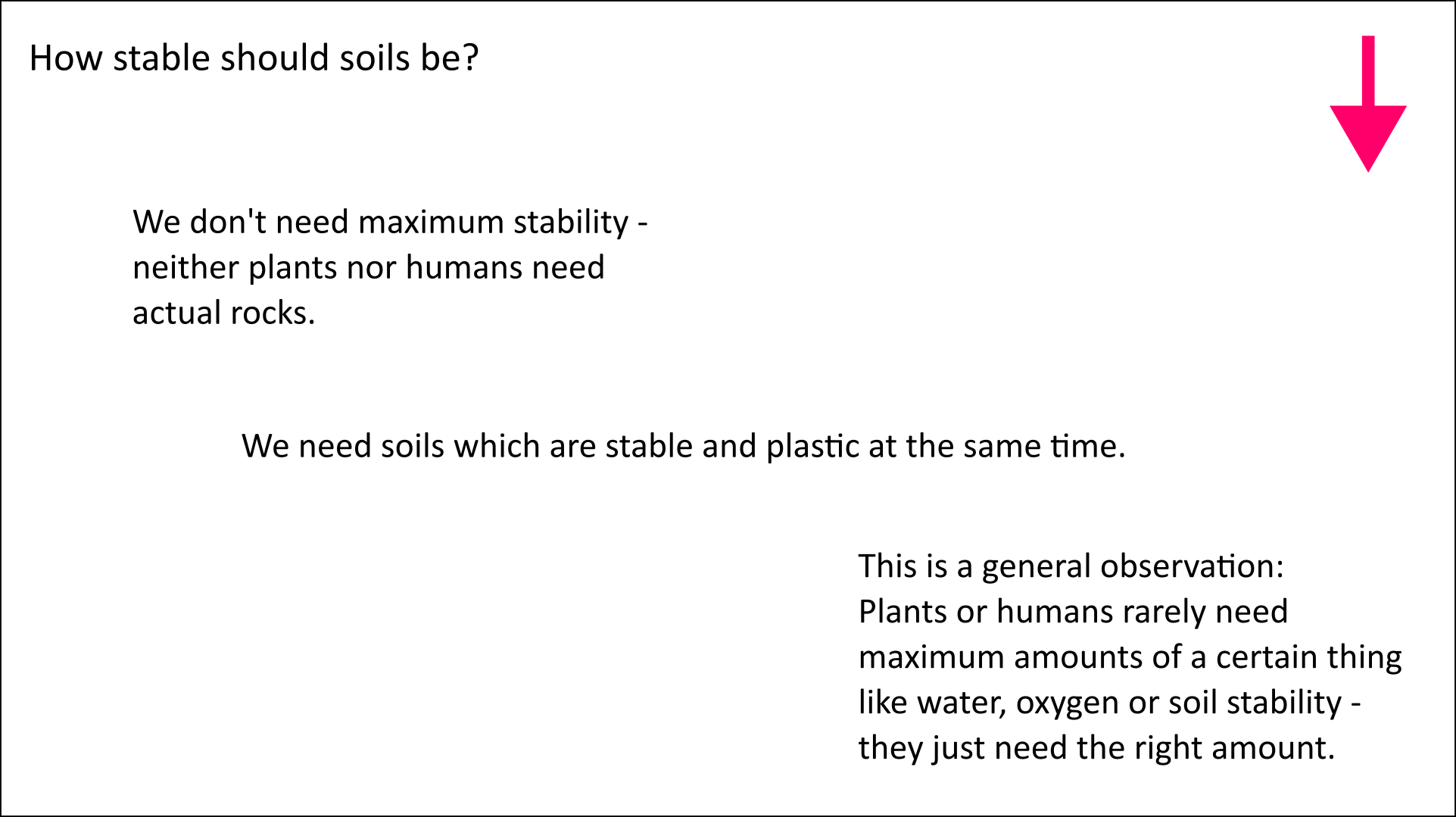 Mechanic stability of soil