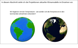 Wie entwickeln sich die Termperaturen nach den Vorhersagen der Klimamodelle?
