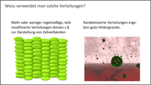 Kartesische Verteilungen als Grundlage für Hintergründe und Zellverbände