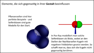 Seifenblasen als Zellmodelle